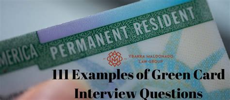 green card interview questions 2018|111 Examples of Green Card Interview Questions.